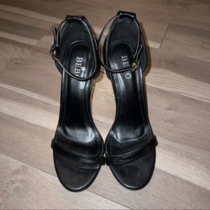Barely There Heeled Sandals Black Women’s Size 7